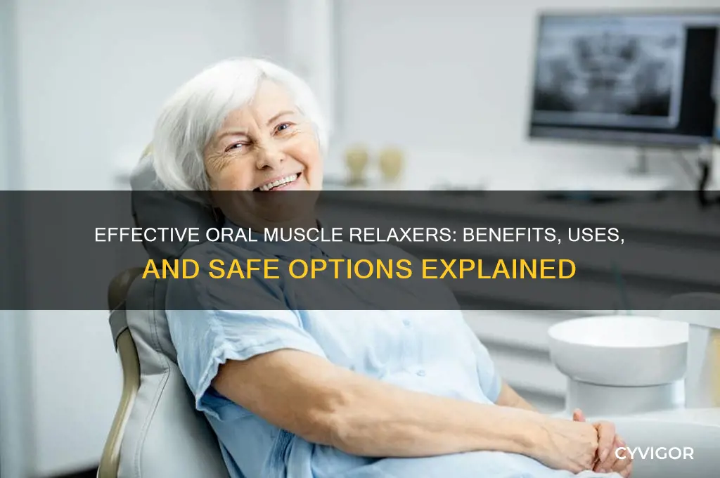 what is a good oral muscle relaxer
