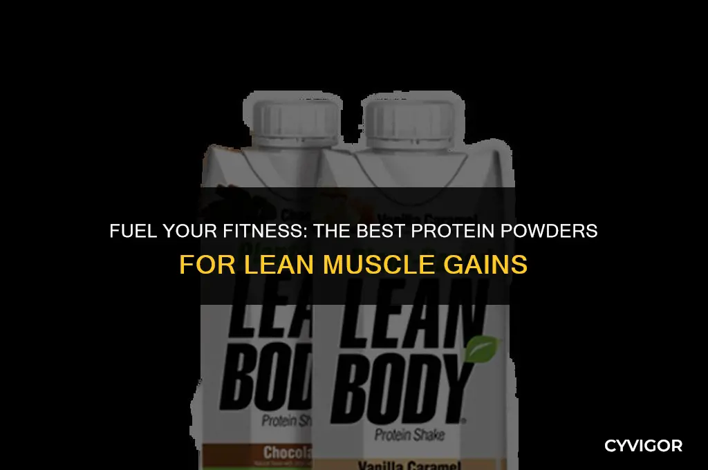 what is a good protein powder for lean muscle