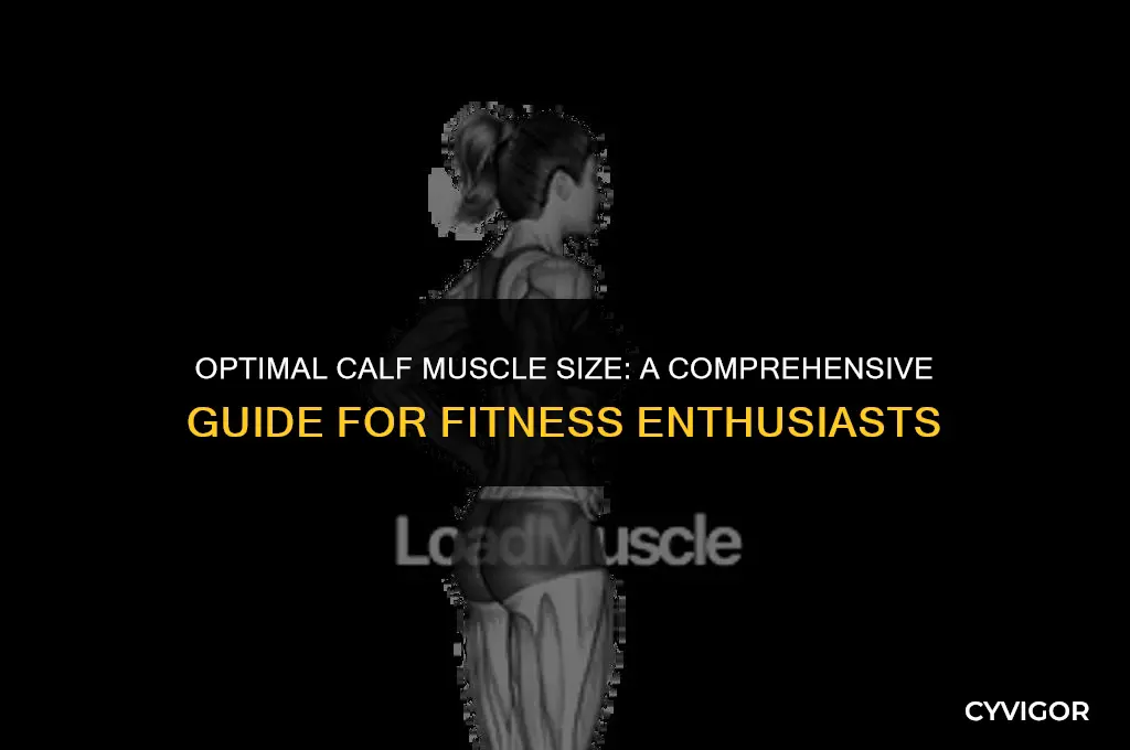what is a good size calf muscle