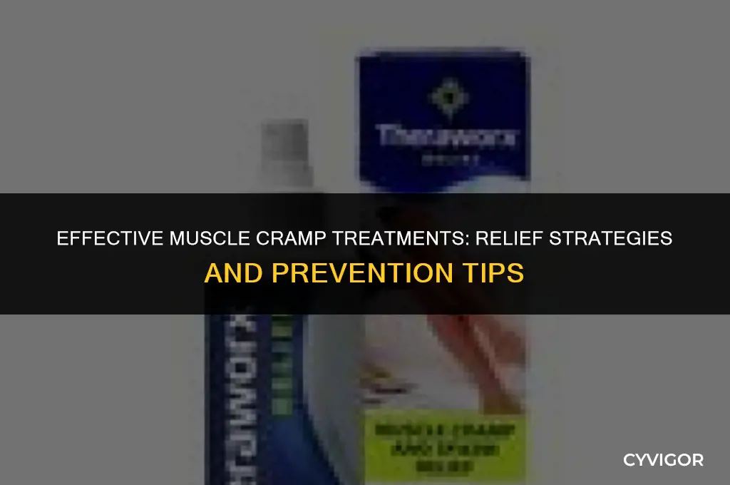 what is a muscle cramp treatment