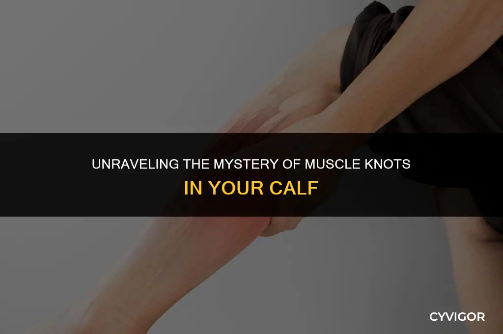 what is a muscle knot calf