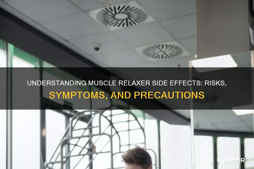 what is a muscle relaxer side effects