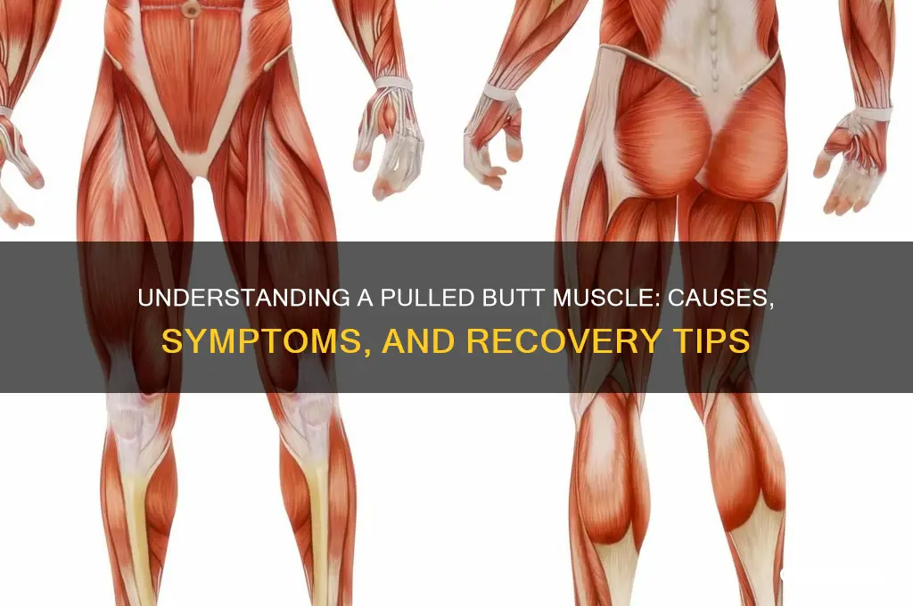 what is a pulled butt muscle
