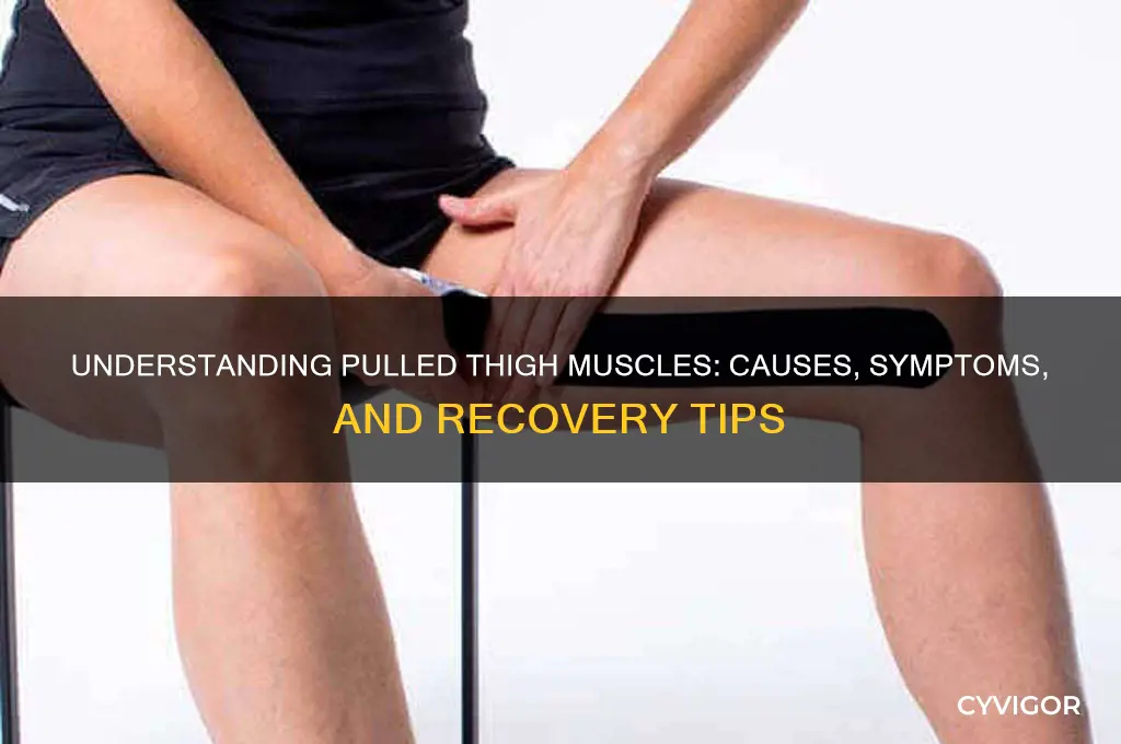 what is a pulled muscle in the thigh