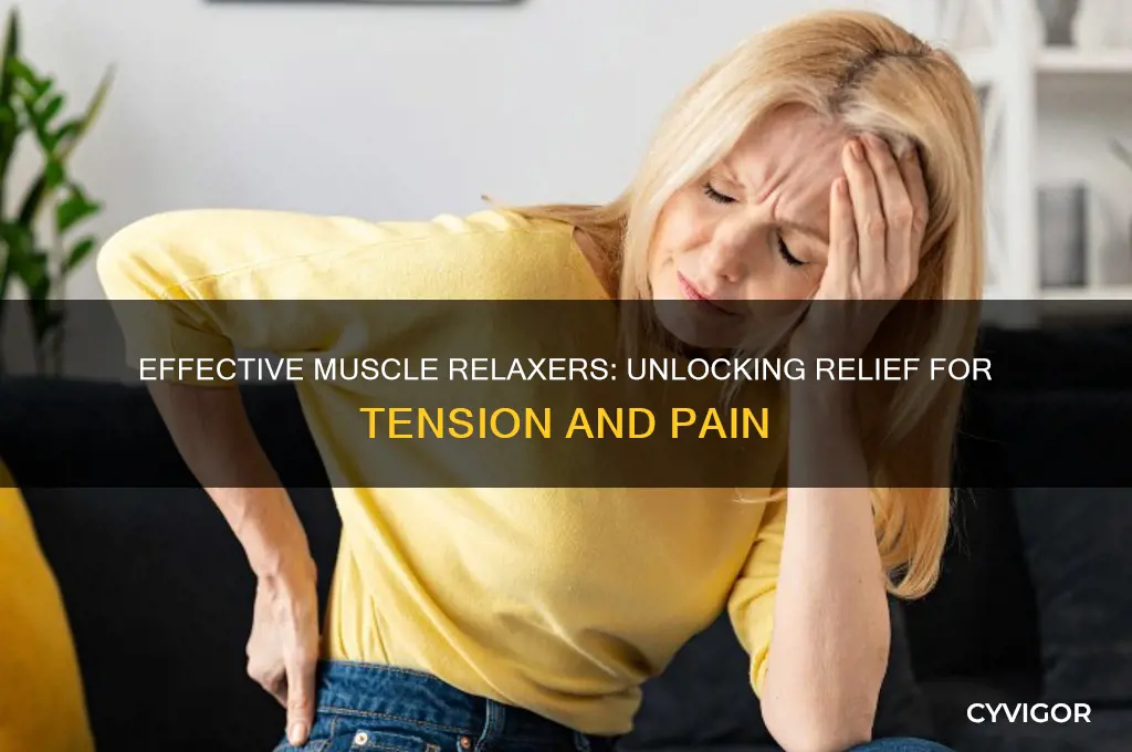 what is a strong muscle relaxer