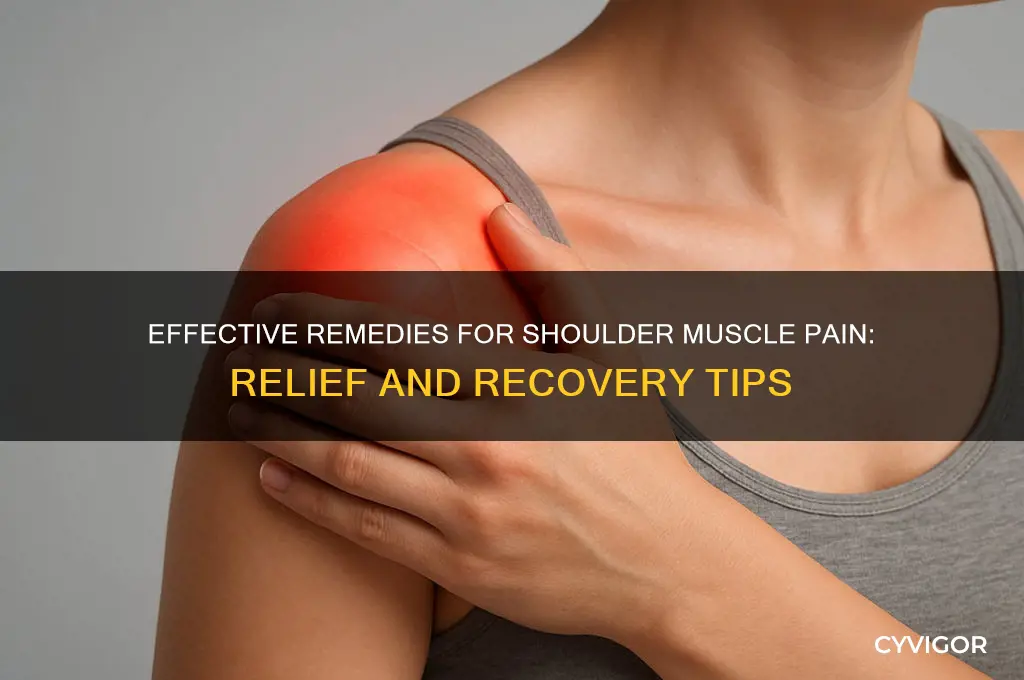 what is best for shoulder muscle pain