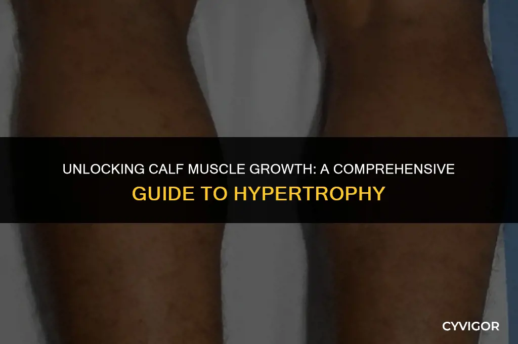 what is calf muscle hypertrophy