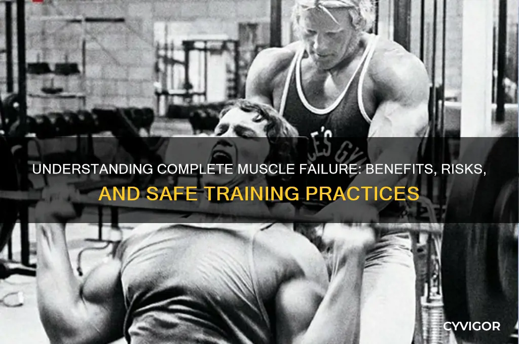 what is complete muscle failure when working out