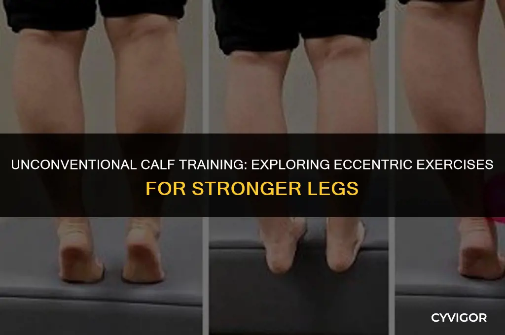 what is eccentric calf muscle training