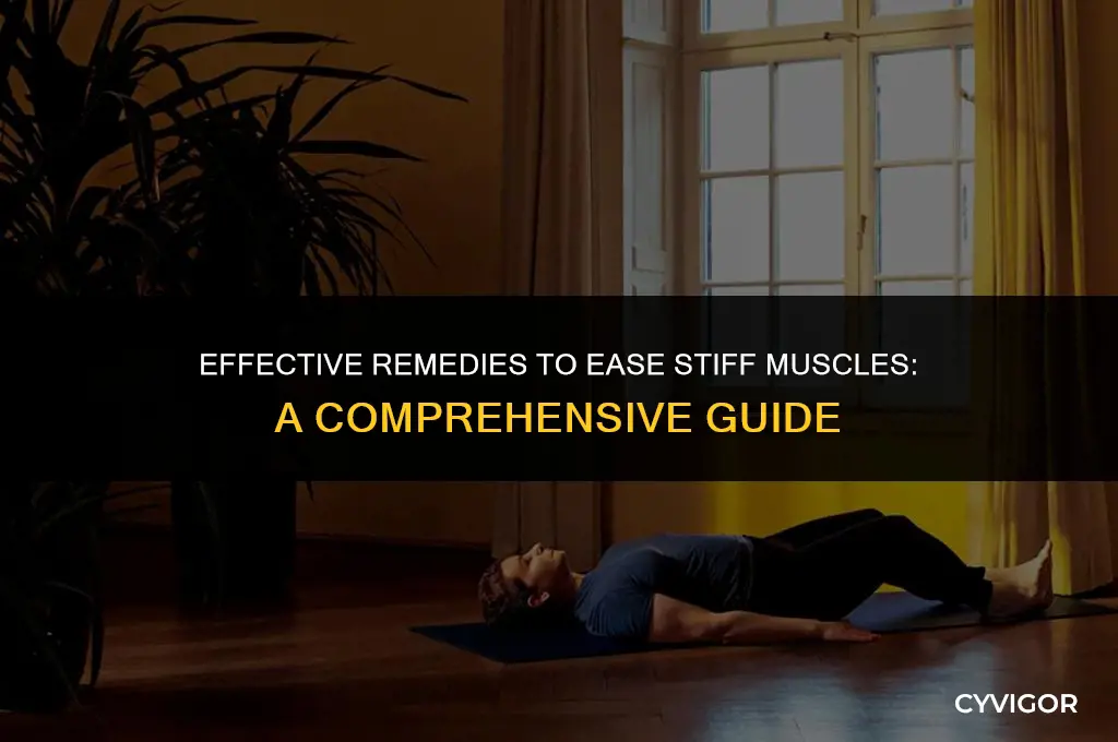 what is good cure for stiff muscles