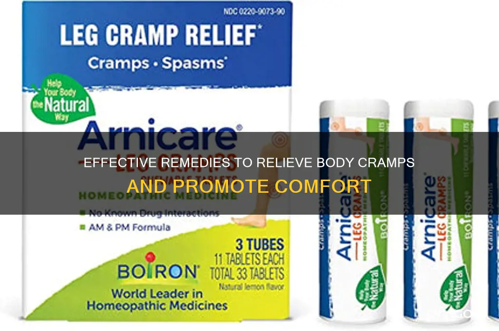 what is good for body cramps
