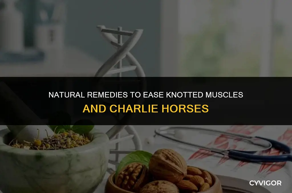 what is good for knotted muscles and charlie horses