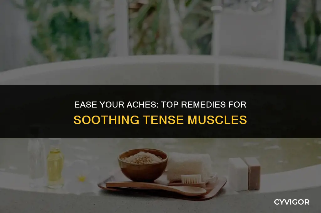 what is good for soakung tense muscle