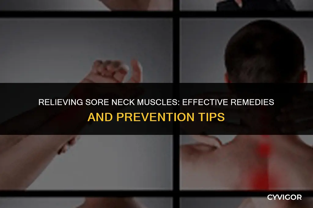 what is good for sore neck muscles