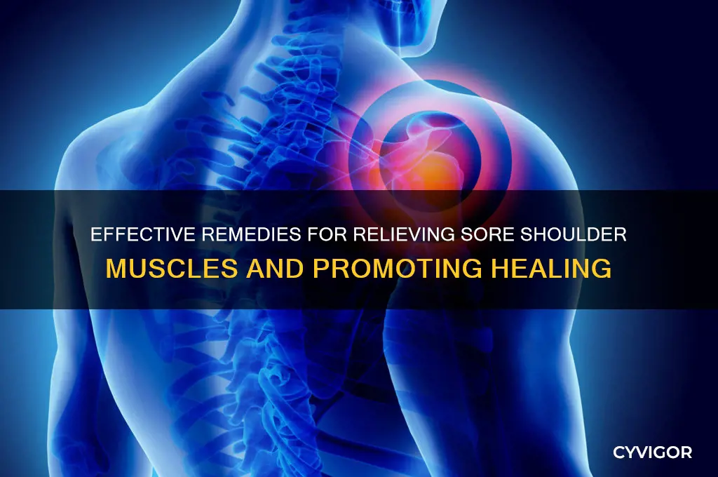 what is good for sore shoulder muscles