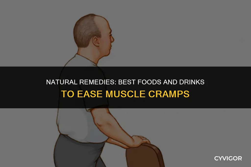 what is good to eat or drink for muscle cramps