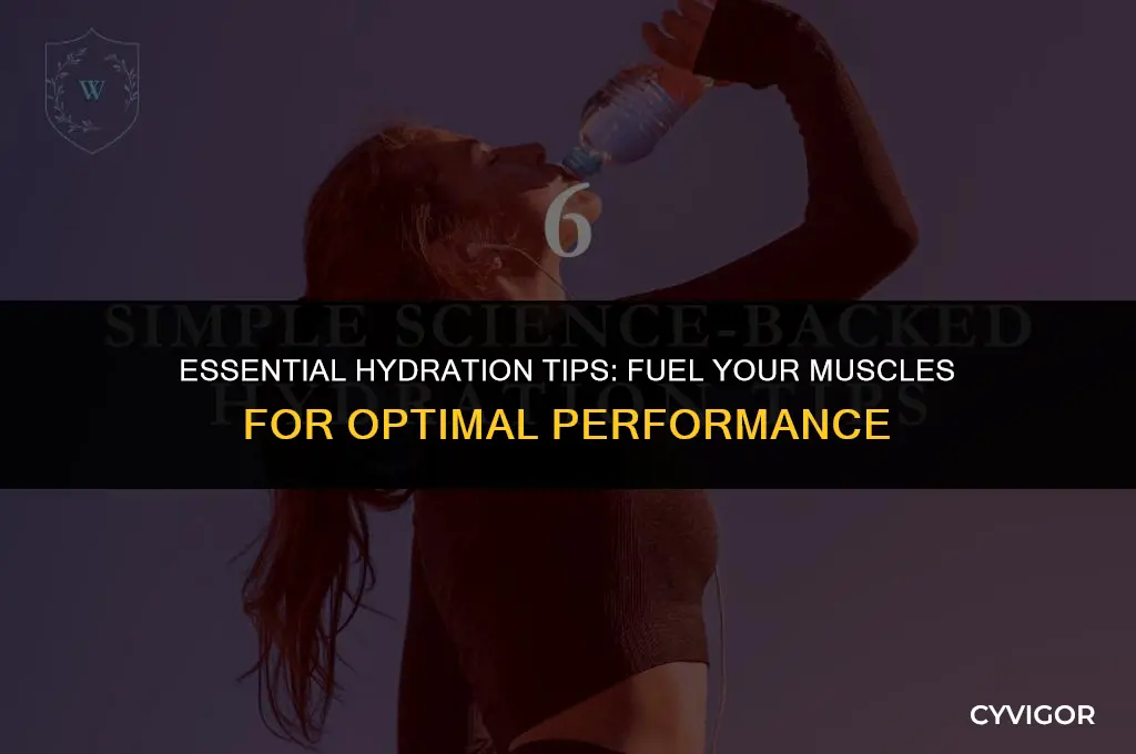 what is good to hydrat your muscles