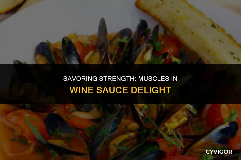 what is good with muscles in wine sauce