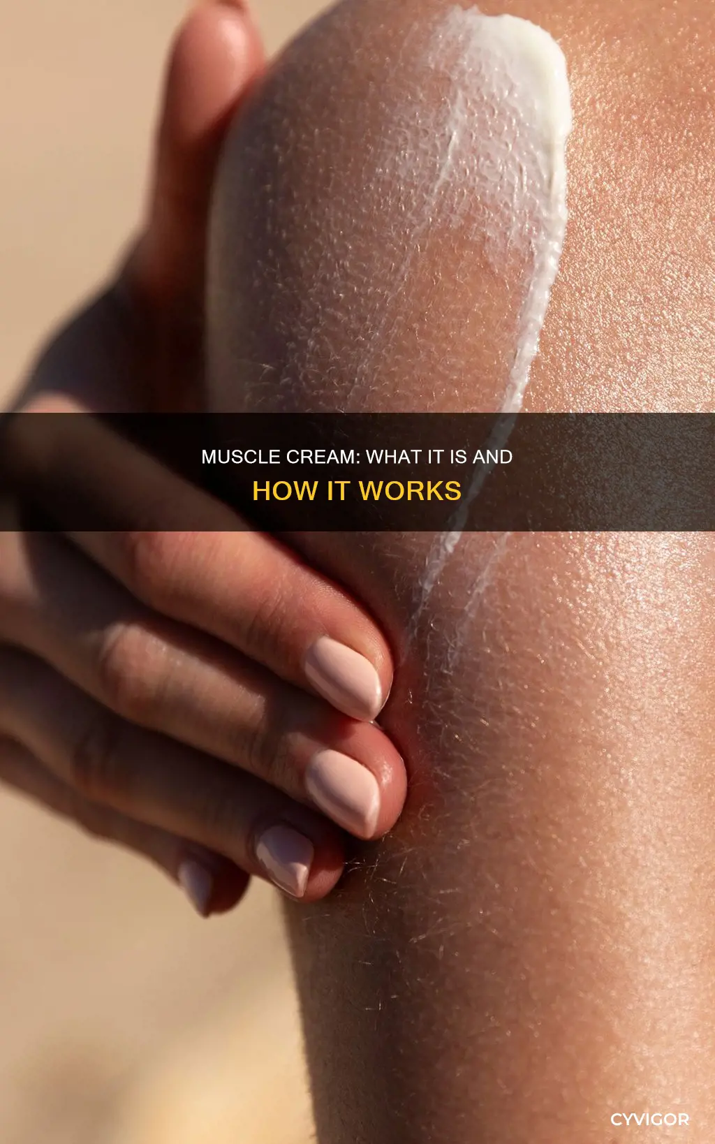what is muscle cream