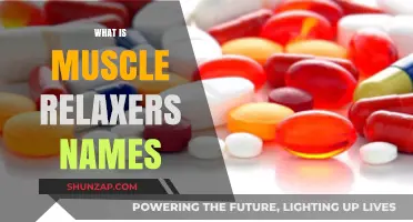 Understanding Muscle Relaxers: Common Names and Their Uses Explained