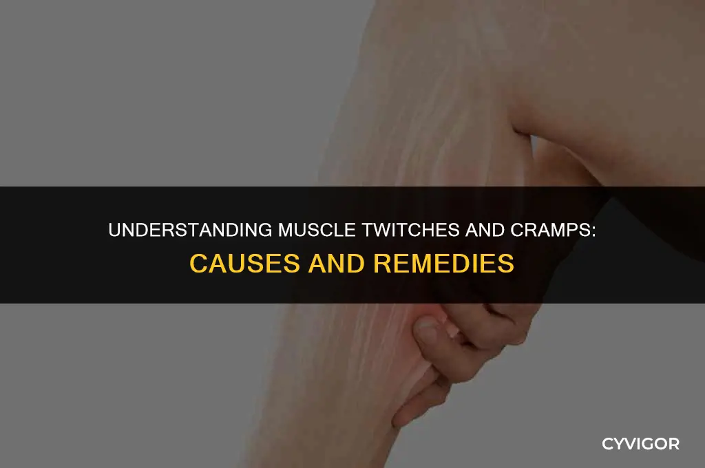 what is muscle twitches and cramps