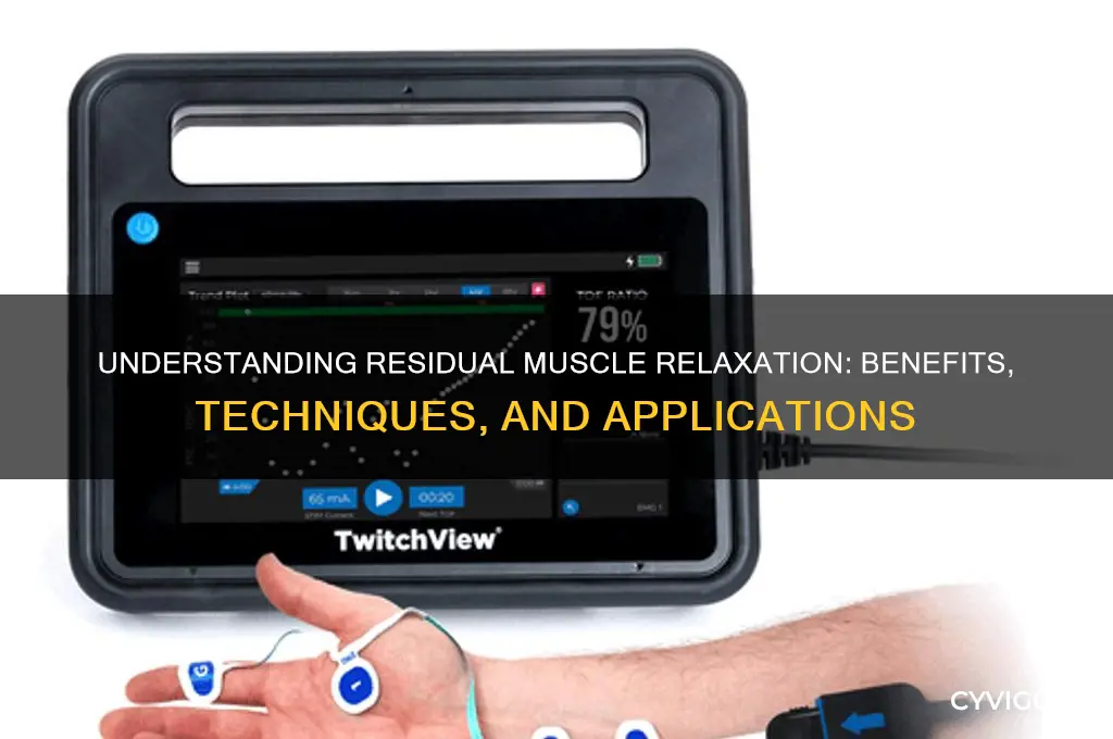 what is residual muscle relaxation
