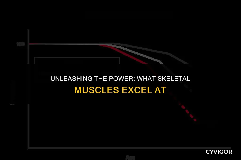 what is skeletal muscle good at