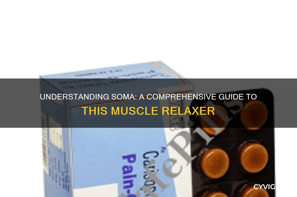 what is soma muscle relaxer