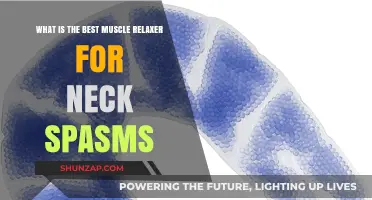 Effective Muscle Relaxers to Relieve Neck Spasms and Tension