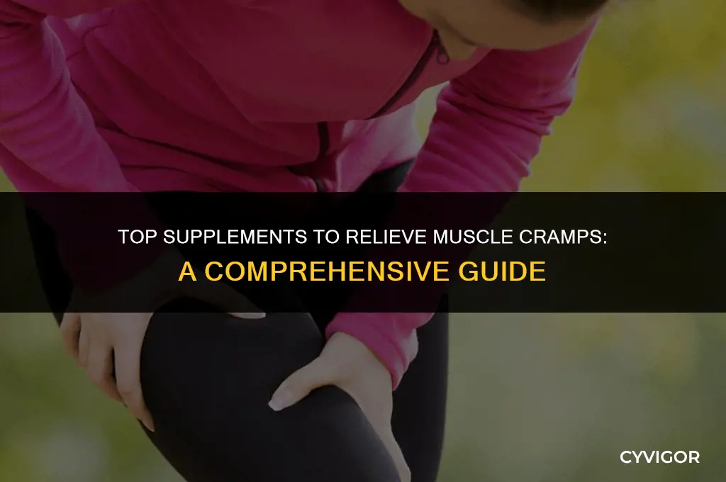 what is the best supplement for muscle cramps