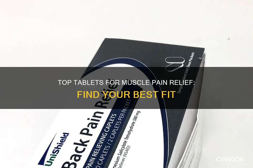 what is the best tablet for muscle pain
