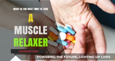 Optimal Timing for Muscle Relaxers: When to Take for Best Results