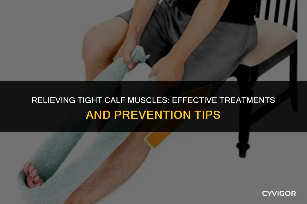 what is the best treatment for tight calf muscles