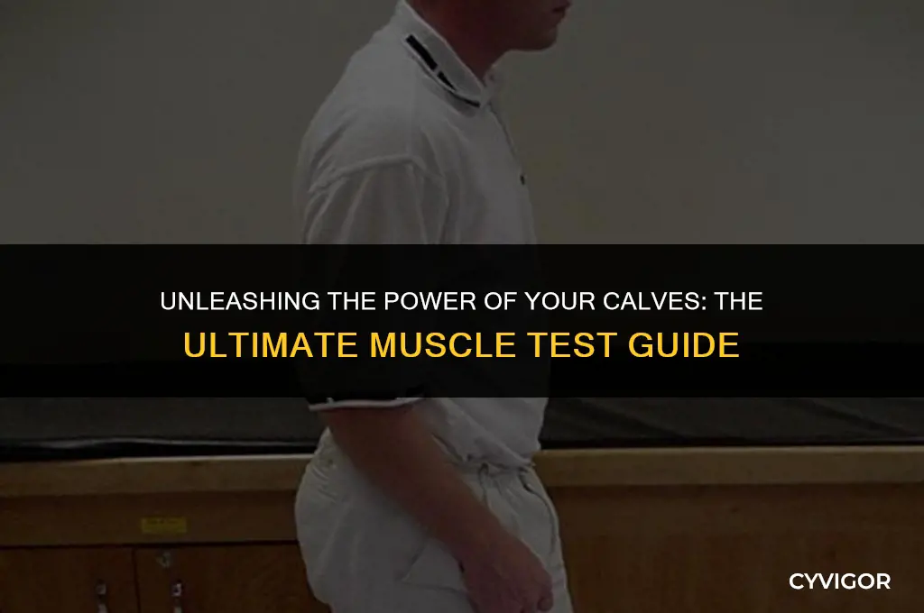 what is the calf muscle test