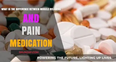 Muscle Relaxers vs. Pain Meds: Key Differences Explained