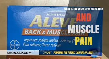 Aleve Dosage Guide: Effective Relief for Back and Muscle Pain