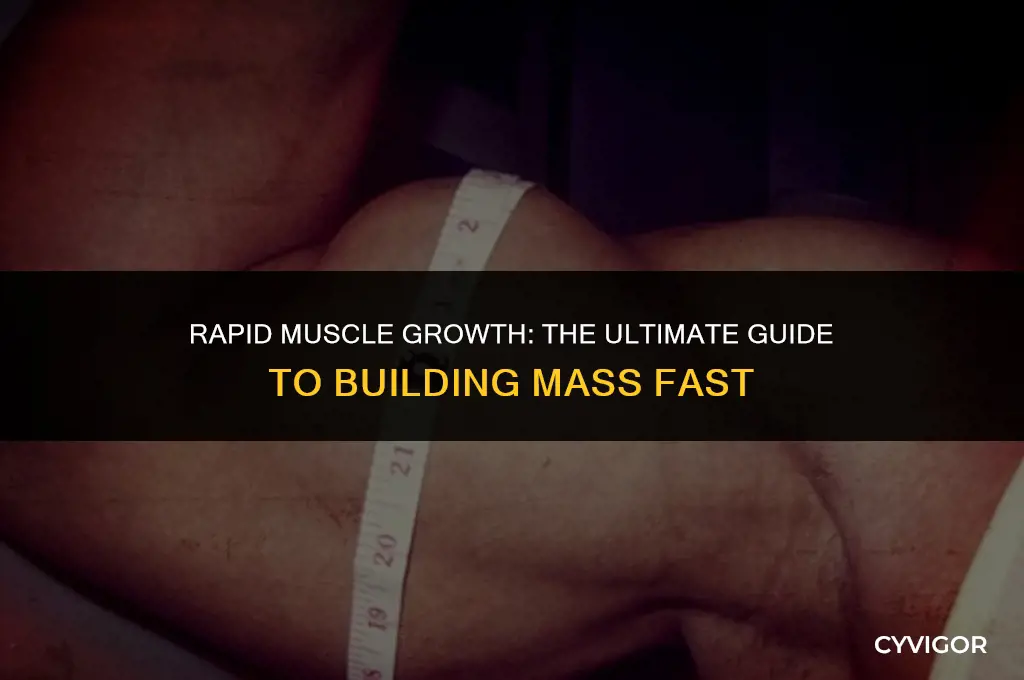 what is the fastest way to build muscle