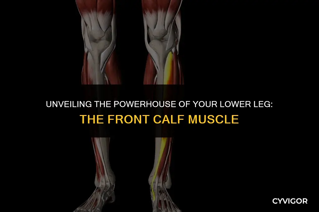 what is the front calf muscle called