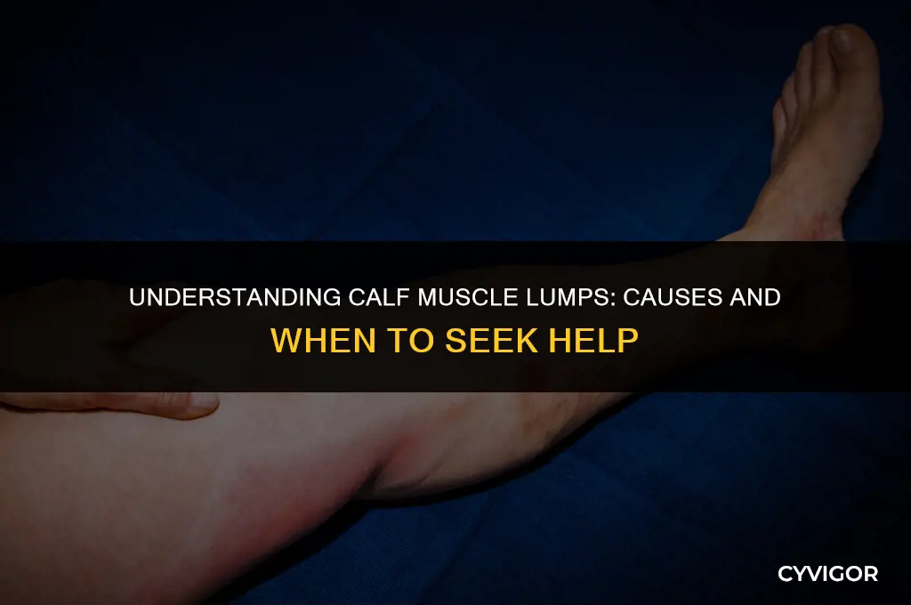 what is the lump in my calf muscle