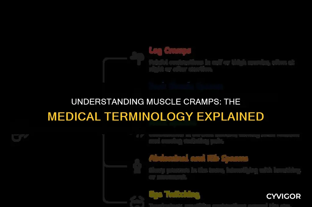 what is the medical term for muscle cramps