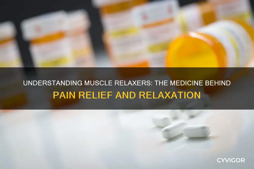 what is the medicine in muscle relaxers