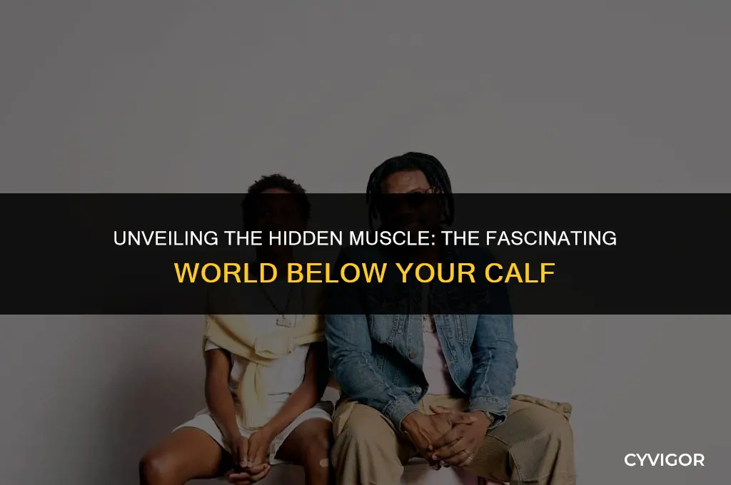 what is the muscle below the calf