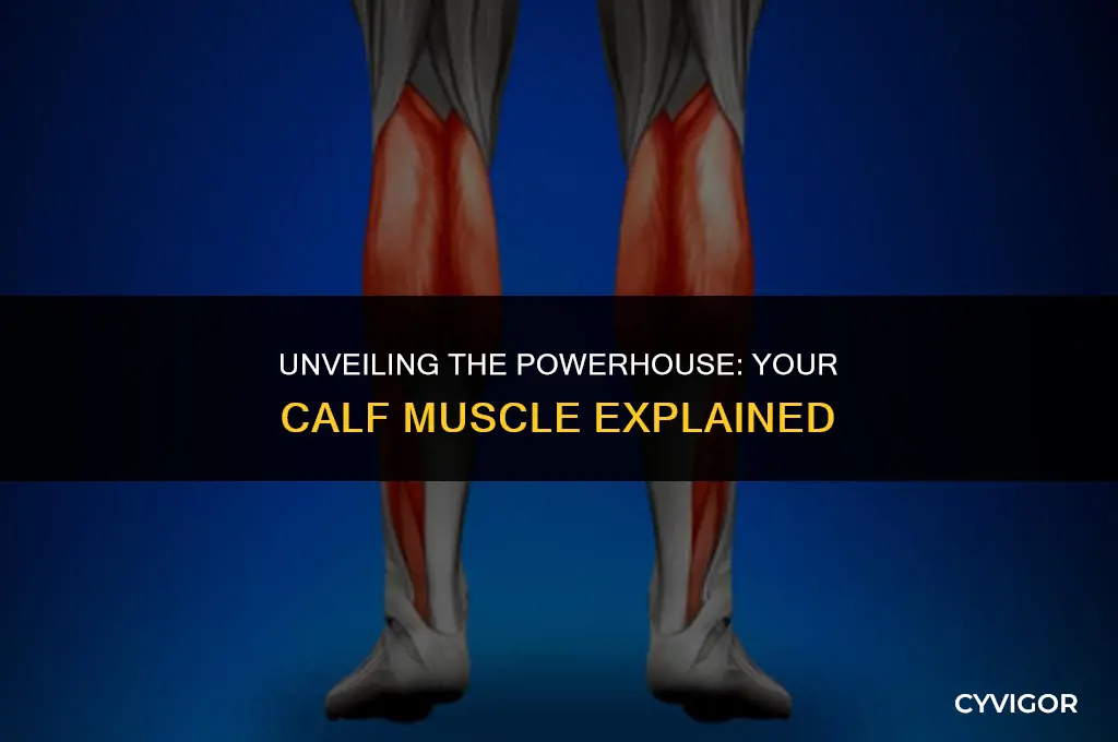 what is the muscle on the back of your leg