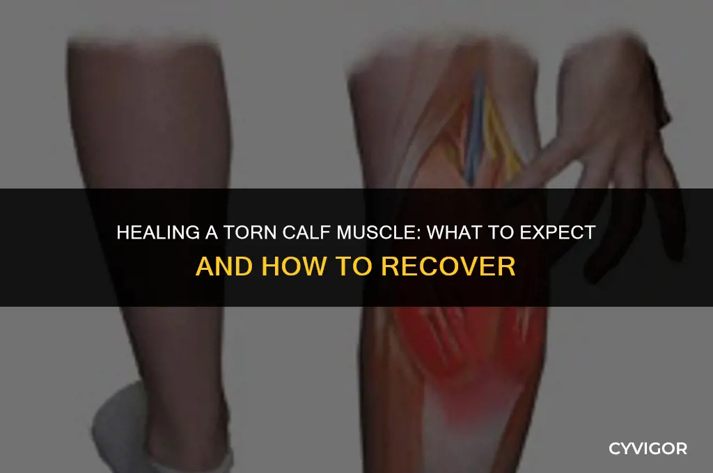 what is the recovery time for a torn calf muscle
