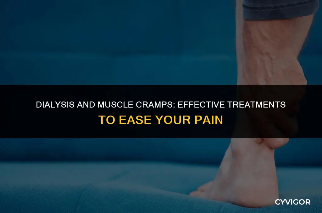 what is the treatment for muscle cramps during dialysis
