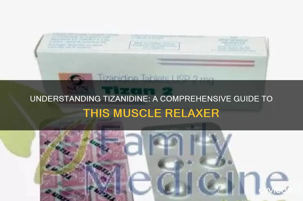 what is tizanidine muscle relaxer