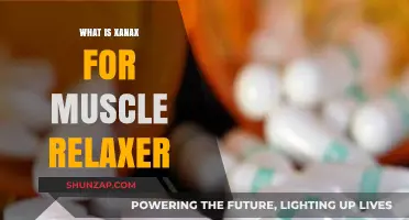 Xanax as Muscle Relaxer: Uses, Benefits, and Potential Risks Explained