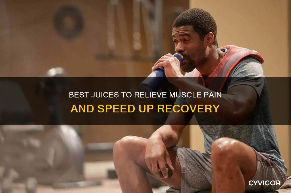 what juice is good for muscle pain