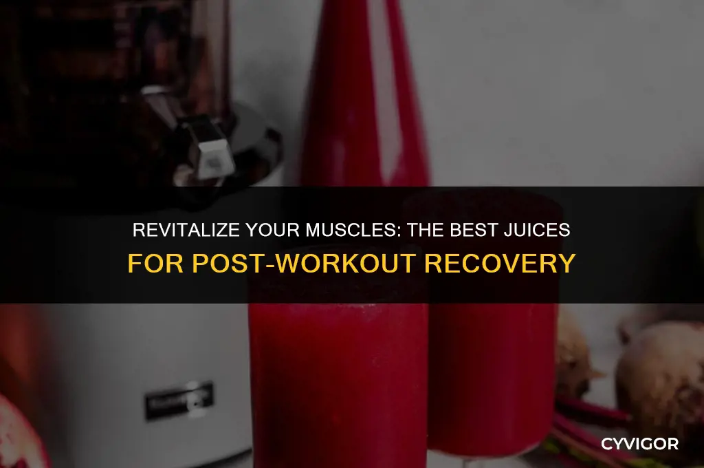 what juice is good for muscle recovery
