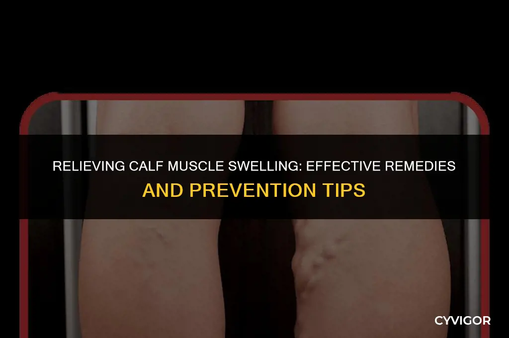 what kind you do for swelling of your calf muscle